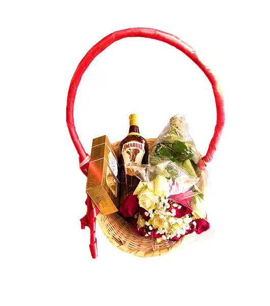 Amarula, Flowers & Ferrero Chocolate Gift pack alcohol gift image from Drinks Vine