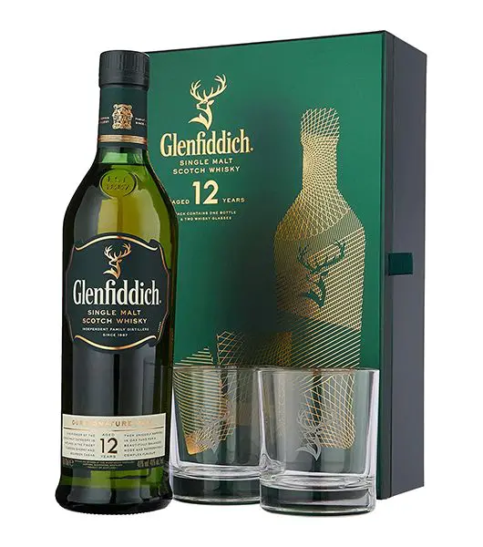 Glenfiddich 12 years gift pack