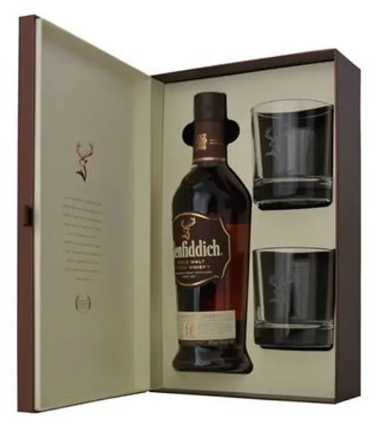 Glenfiddich 18 Years Gift Pack alcohol gift image from Drinks Vine