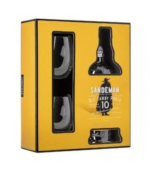 Sandeman 10 years gift pack alcohol gift image from Drinks Vine