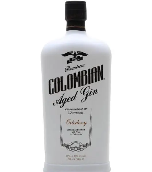 Dictador premium colombian aged gin ortodoxy product image from Drinks Vine