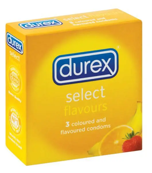 Durex select flavours condoms at Drinks Vine