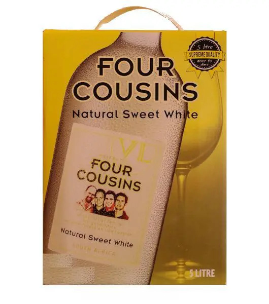 Four Cousins sweet white cask 5 Liters product image from Drinks Vine