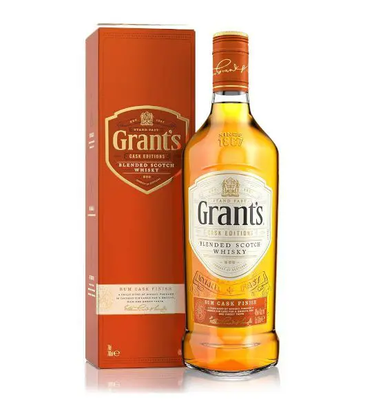 Grants rum cask finish at Drinks Vine
