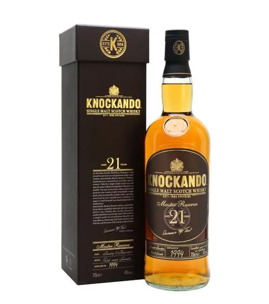 Knockando 21 years 1994 master reserve product image from Drinks Vine