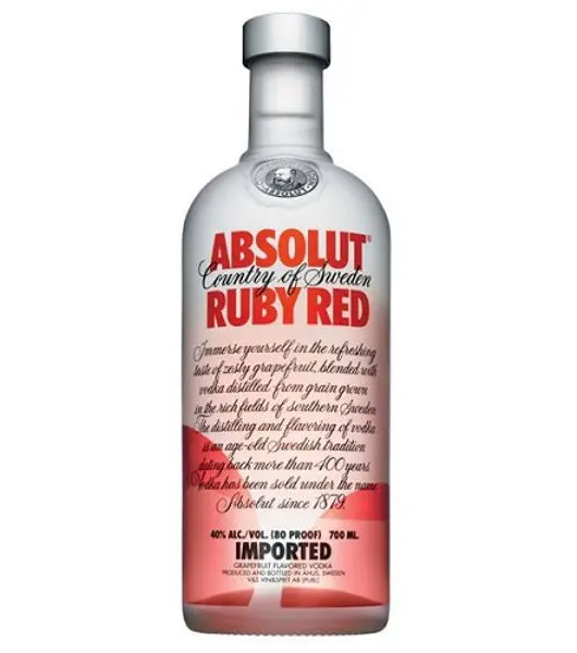 absolut ruby red product image from Drinks Vine