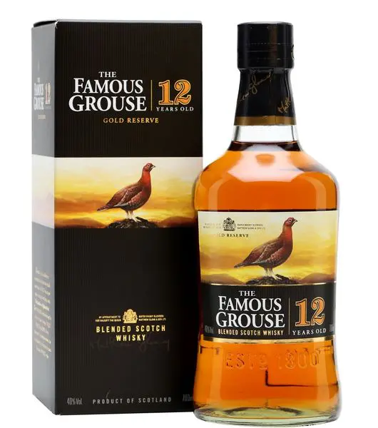 famous grouse 12 years gold reserve at Drinks Vine
