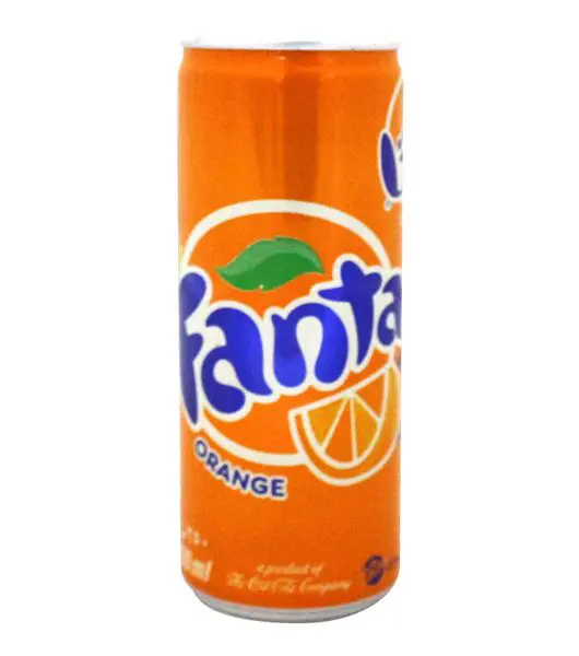 fanta orange can at Drinks Vine