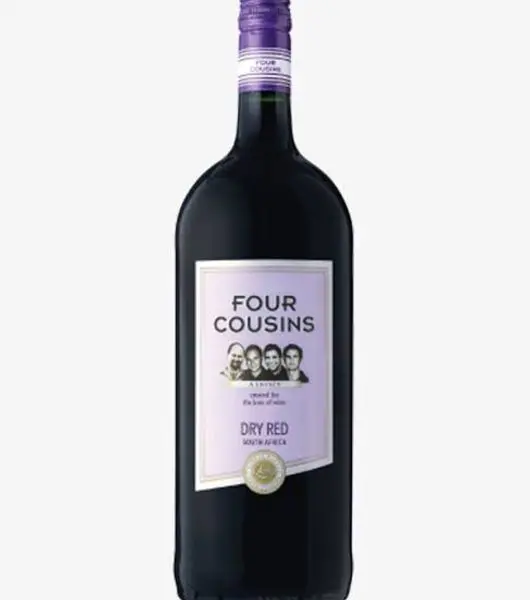 four cousins dry red at Drinks Vine