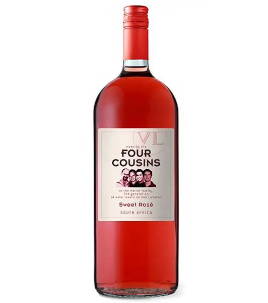 four cousins sweet rose product image from Drinks Vine